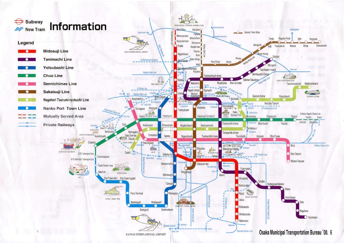 hirosimas metro karte