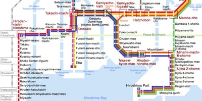 Jr hirosimas stacija map