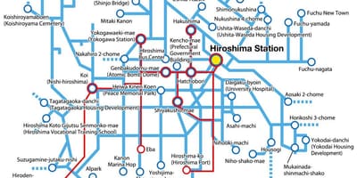 Kartes hirosimas transporta